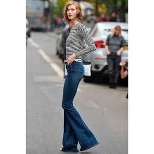 Gap 1969 Long & Lean Bootcut Jeans Size 25 0 Dark Wash Blue Denim Y2K IndieSleaz